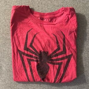 Marvel Red Spider Graphic Kids Shirt